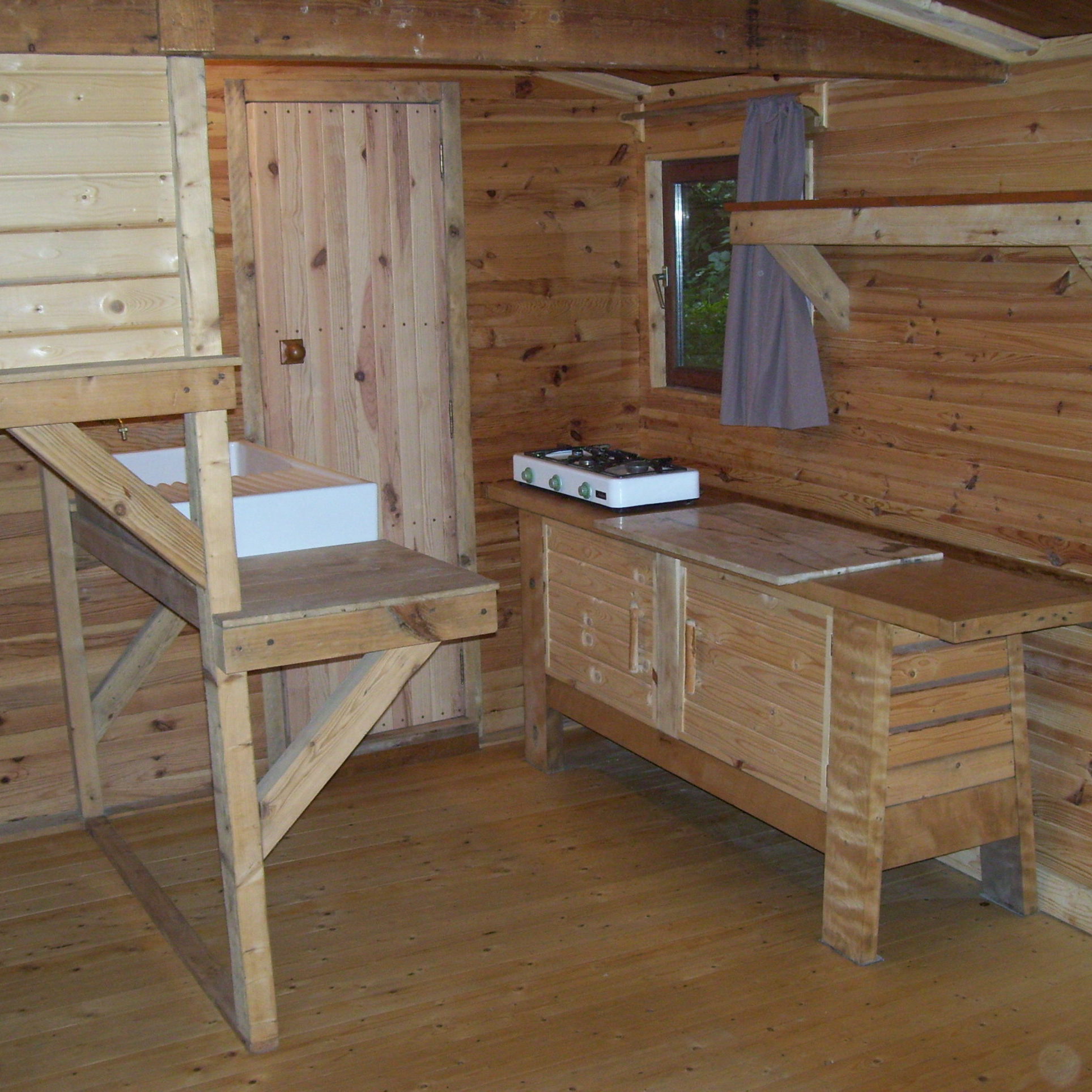 houtwerk chalet Bornem